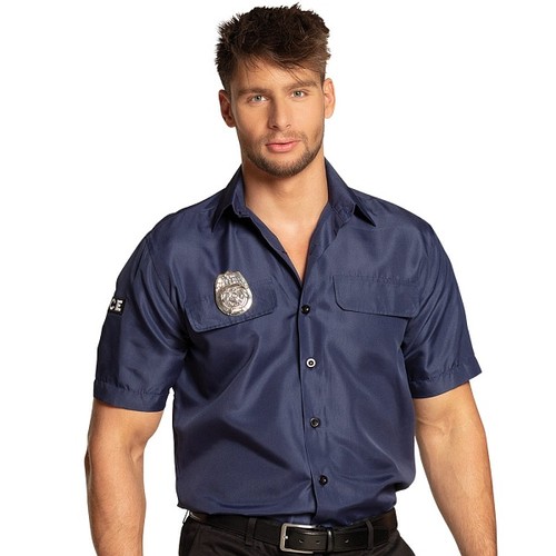 Polizeikostüm herrenhemd - polizeikostüm,