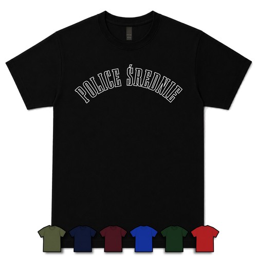 Police średnie shirt retro - t-shirt,