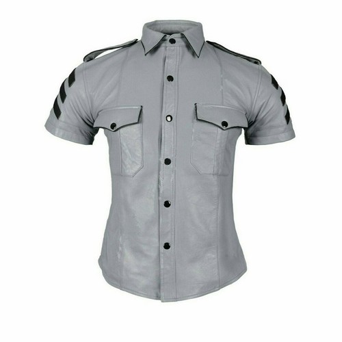 Herren lederhemd real - herren,
