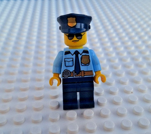 Lego polizei polizist blaues - polizei,