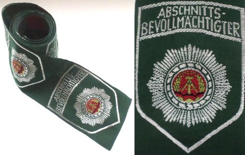 10x ddr polizei abv aufnäher - polizei,