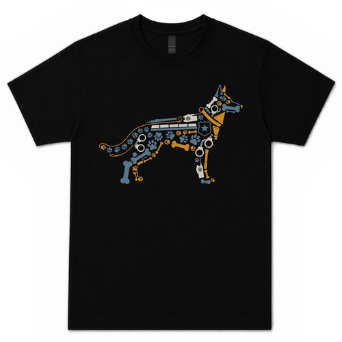 Polizei hunde shirt - hunde, t-shirt