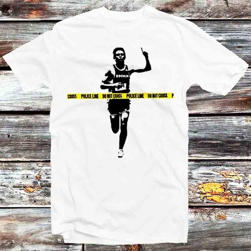 Banksy marathon runner police - marathon,