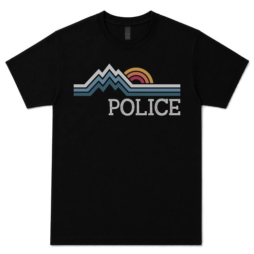 Polizei retro logo shirt - polizei,