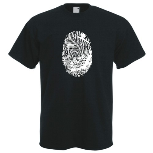 Fingerabdruck shirt csi - fingerabdruck,