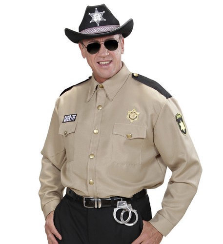 Sheriff hemd für herren - sheriff-hemd,