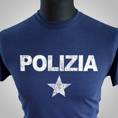 Polizia shirt reto - t-shirt, italian