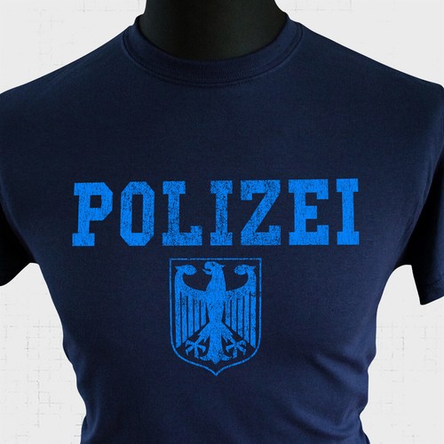 Polizei shirt reto deutscher - polizei, t-shirt