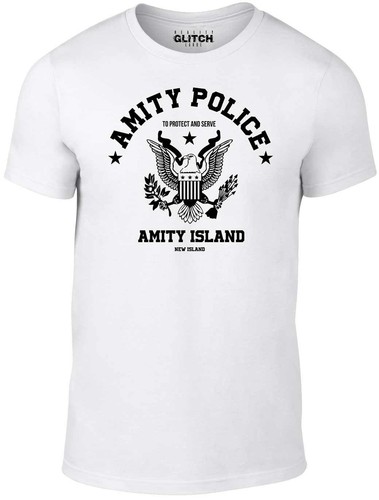 Amity police herren shirt - amity,