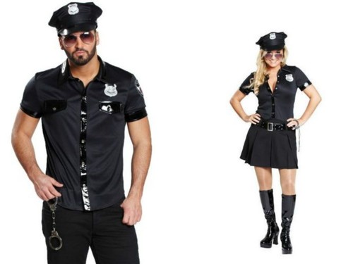Polizei kostüm damen herren - polizei,
